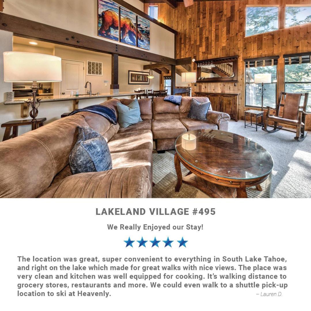 Lakeland Village 495 - Stellers Jay'S Nest Hot Tubs Beach South Lake Tahoe Exterior photo